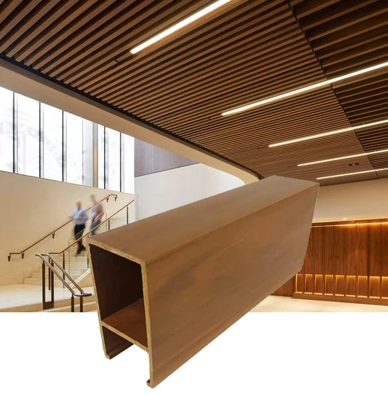 Wpc Exterior Indoor Wood Composite Ceiling Pvc Panel