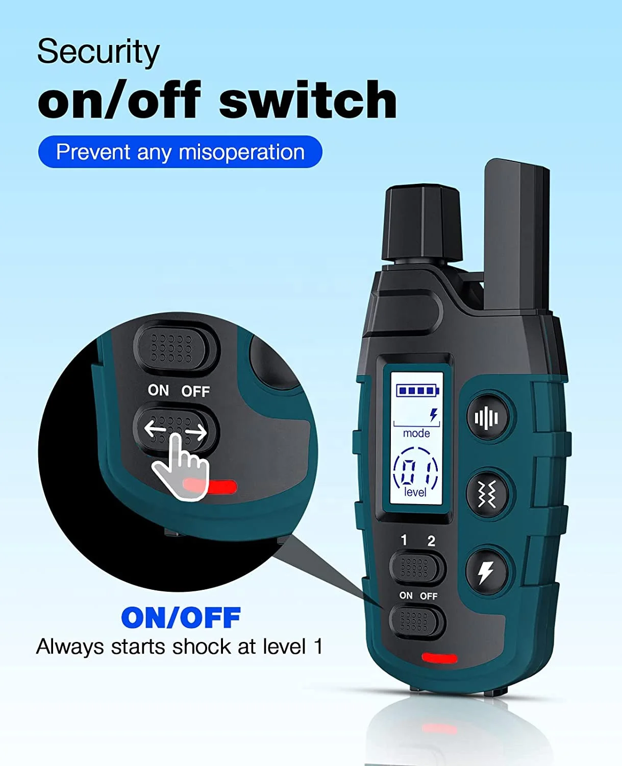 Remote Dog Training Collar 2 Pack Shock Collar For Dog IP67 Waterproof Rechargeable Beeper Vibration Safe Shock for All Breeds