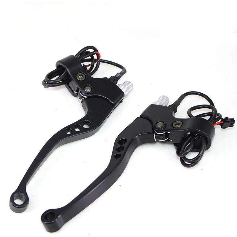 Electric bike brake handle The tricycle driver thickened the battery bicycle handlebar flashlight switch right hand/left
