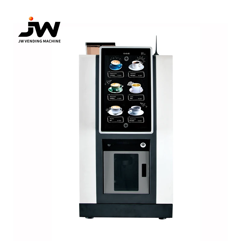 Fully  Protein Shake Automatic Vending Machine can made on site with  15 kinds of hot & cold beverages