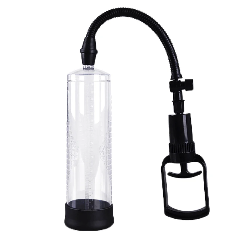 Male Hand Held Powerful Air Suction Sex Toy Penis Pump Enlargement Vacuum for Men Increase Size