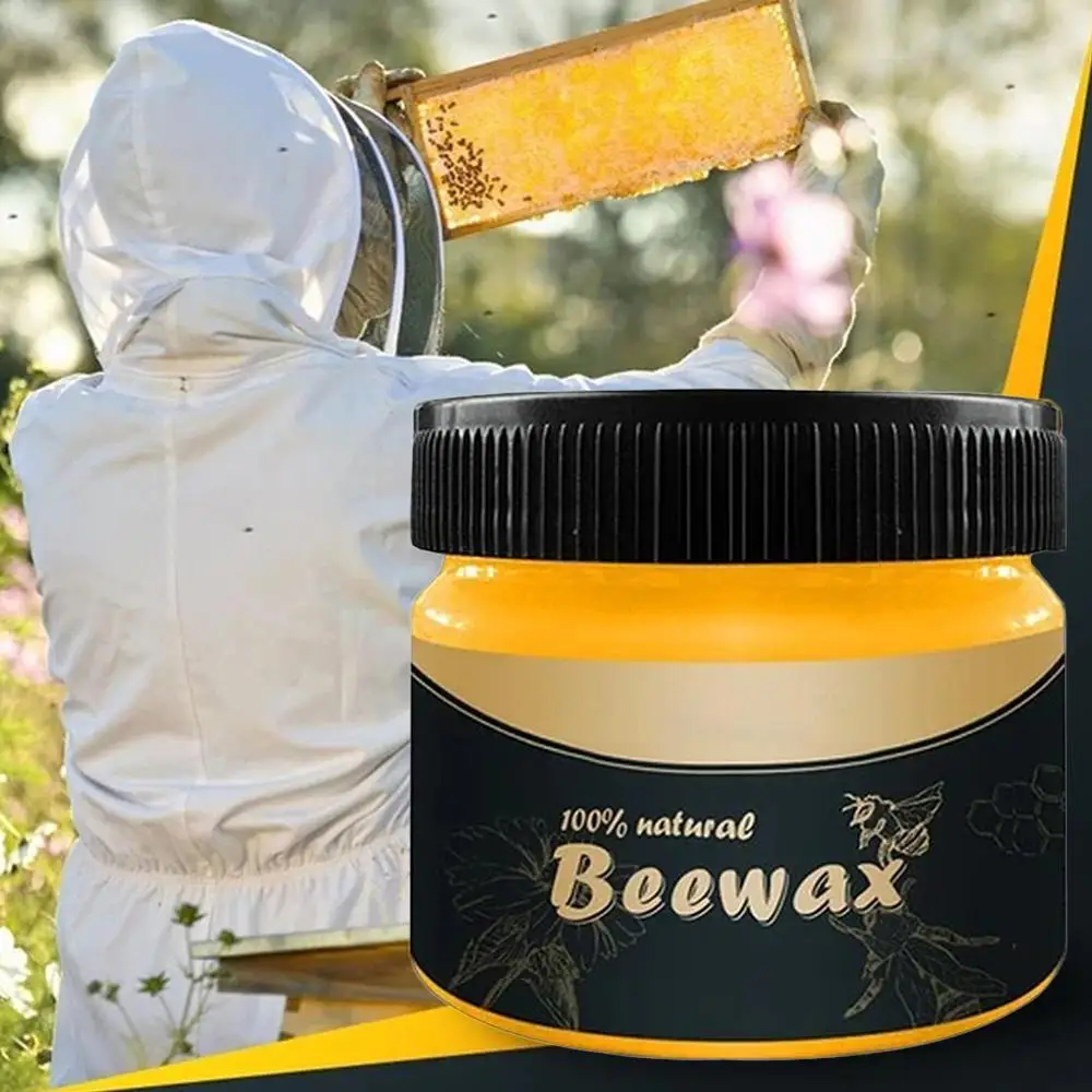 Natural Beeswax Furniture Polish Wood Seasoning Beeswax Repair Wood Wax Cleaner