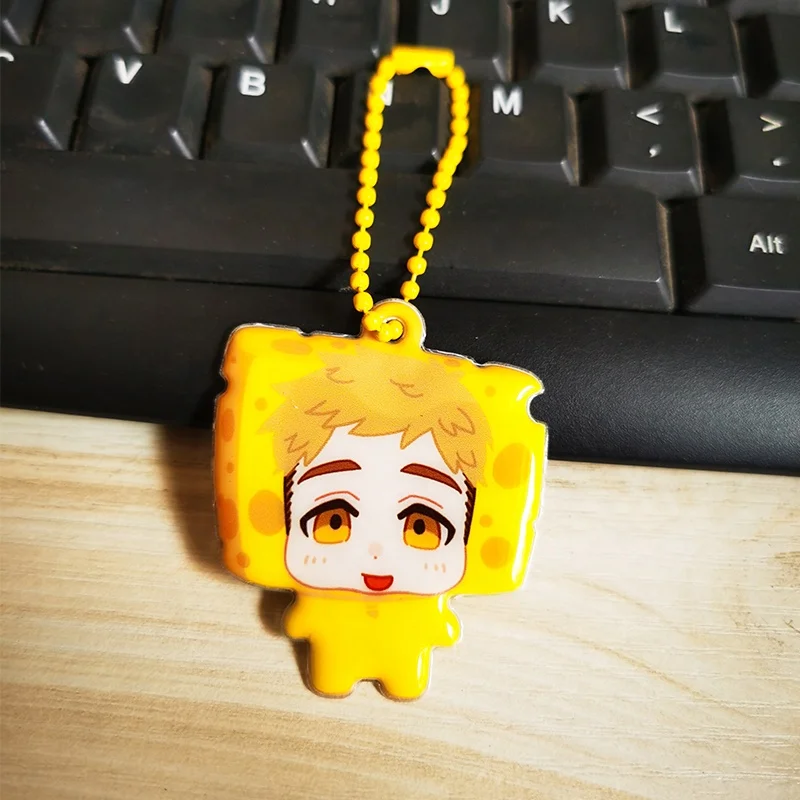Hot Selling Custom Printed Double Side Anime Cute Women Soft Plastic Cool Custom PVC Puffy Keychain