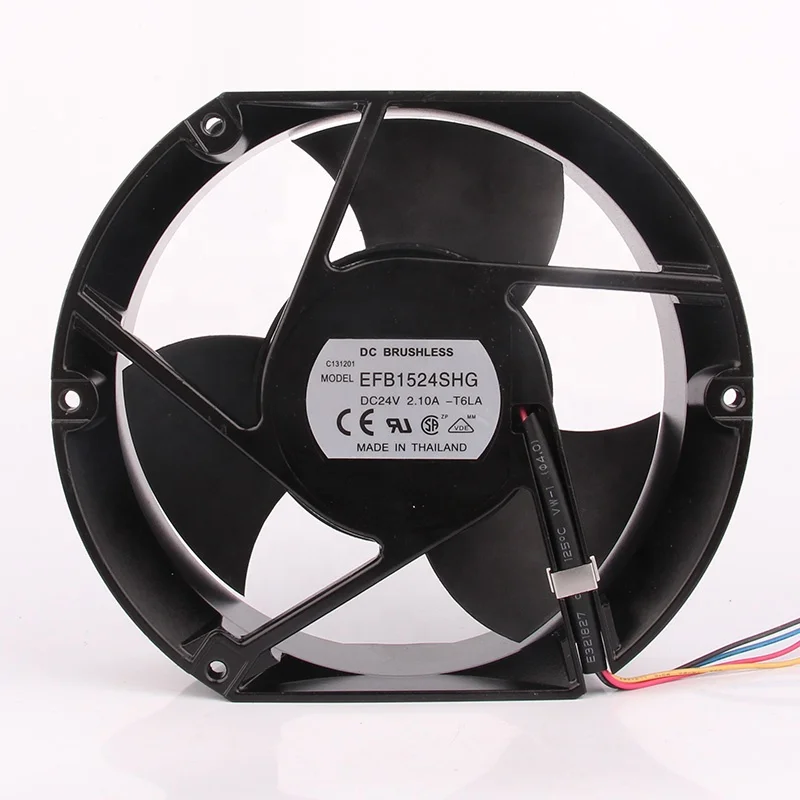 Оригинальный DELTA DC24V 2.10A ECAC 170X150X51 17050 17 см большой объем воздуха Алюминиевый корпус преобразователь частоты EFB1724SHG охлаждающий вентилятор
