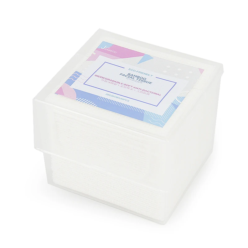 Eco Friendly 100% Bamboo Fiber  Facial  Towel  Portable cleaning towel soft disposable face towel