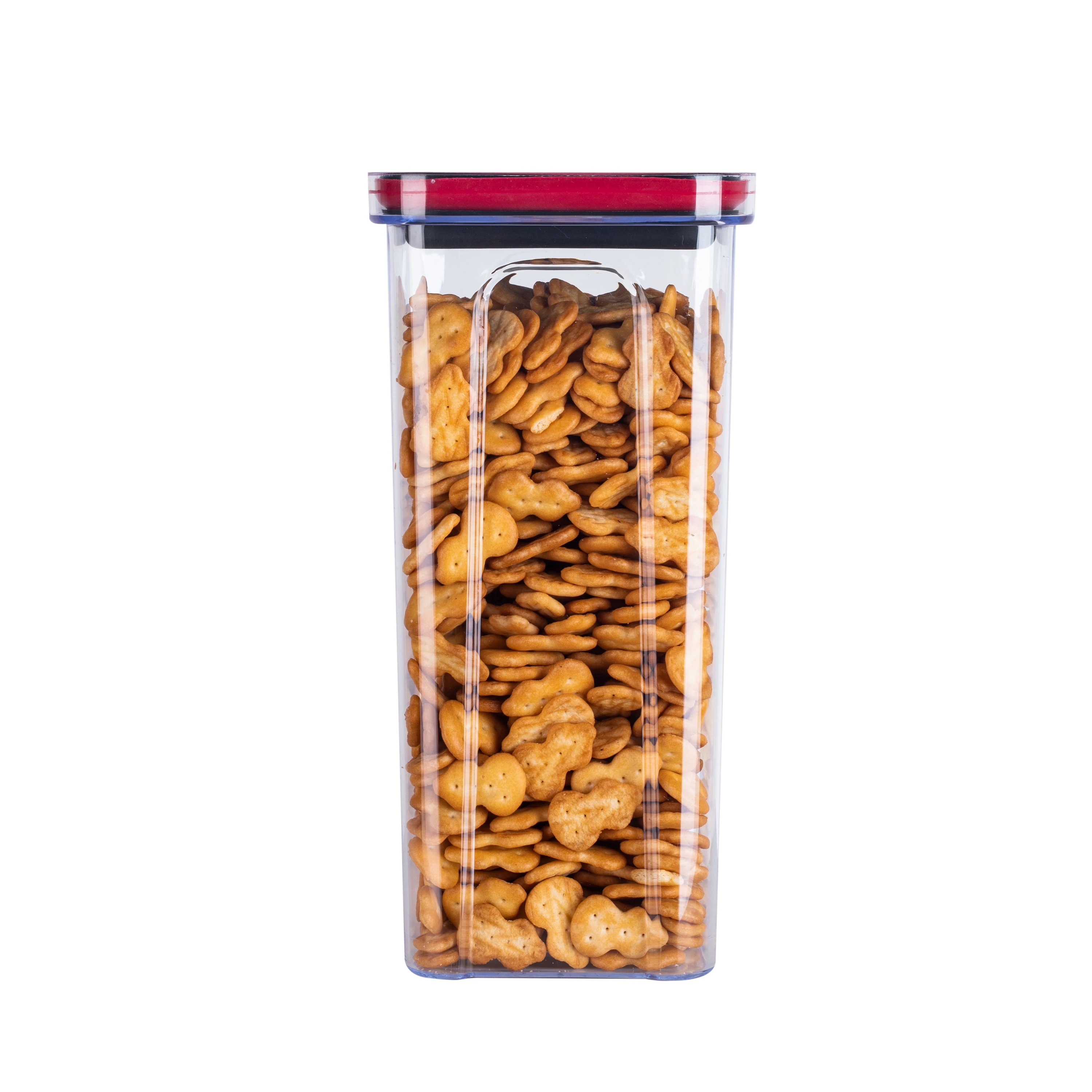 New kitchen cereals transparent plastic1600ml milk powder food large and small sealed plastic cans airtight fridge food storage