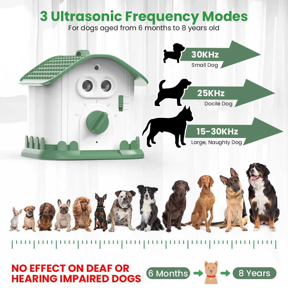 Stop Barking Barking Silencer Indoor & Outdoor Ultrasonic Bark Deterrents