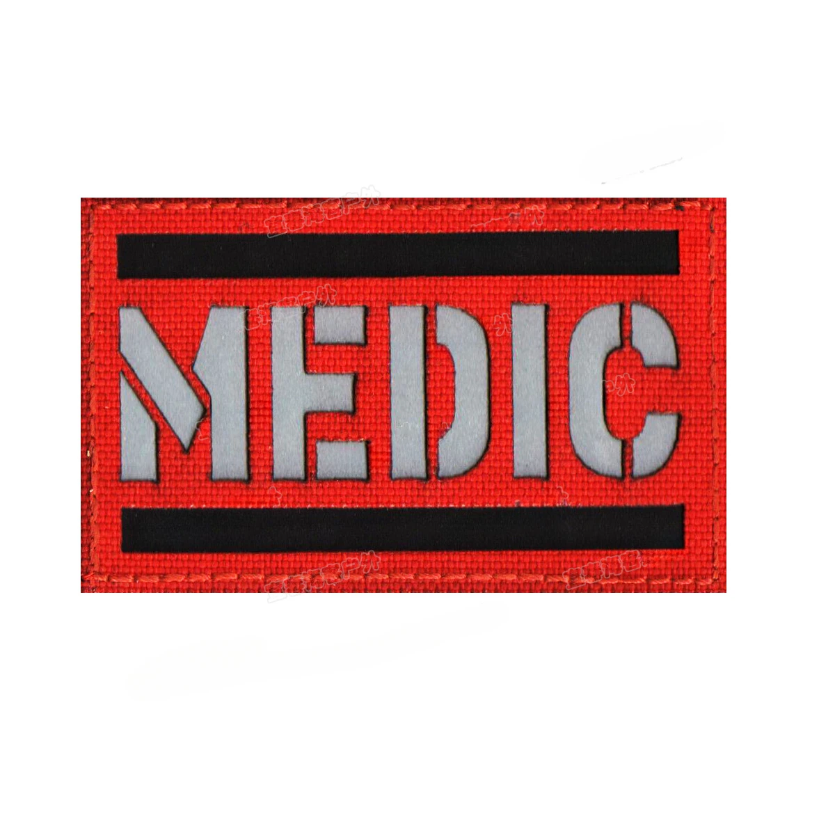 Supply Fabric Tactical Morale Patches Star of Life Rescue MEDIC Snake IR Reflection Identification Badges with Hook Loop Backing