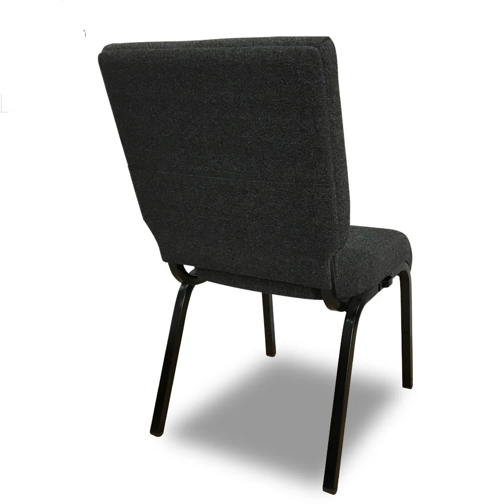 Factory Sale Cheap Stackable Upholstered Metal Church Chair For Used Theater Auditorium Furniture Interlock Padded Church Chairs