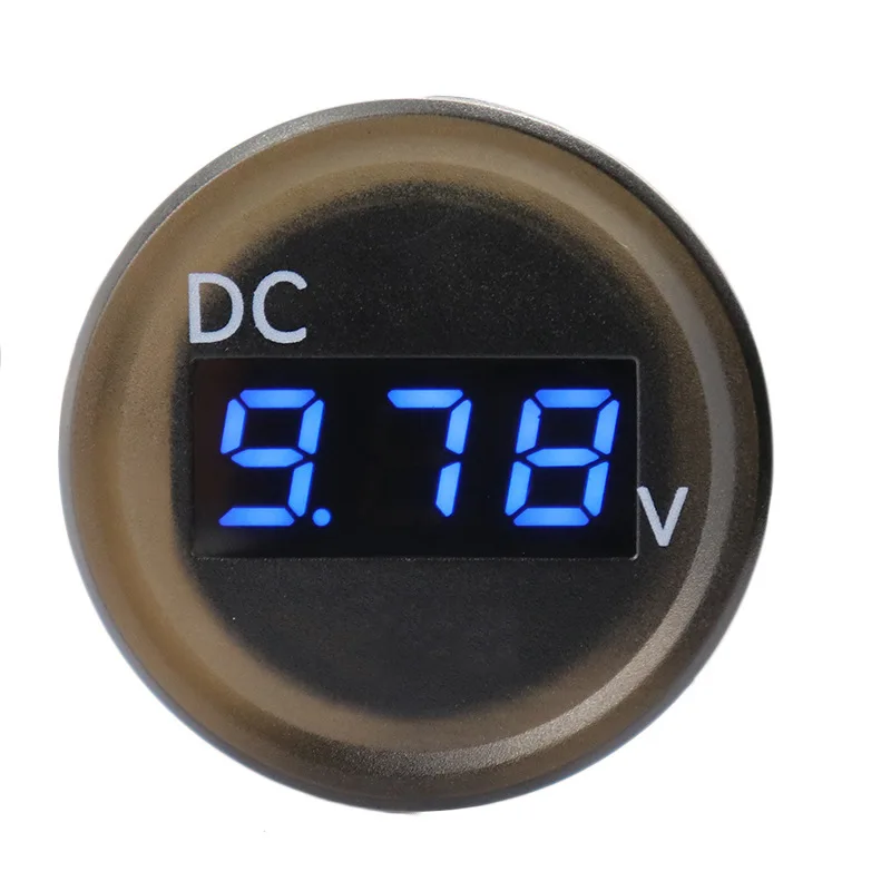 DC12V-24V Цифровой вольтметр светодиодная Автомобильная Приборная панель автомобиля цифровой вольтметр