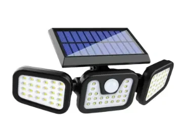 74 led  outdoor waterproof Panta Safe Light three heads Motion Sensor Wall Light