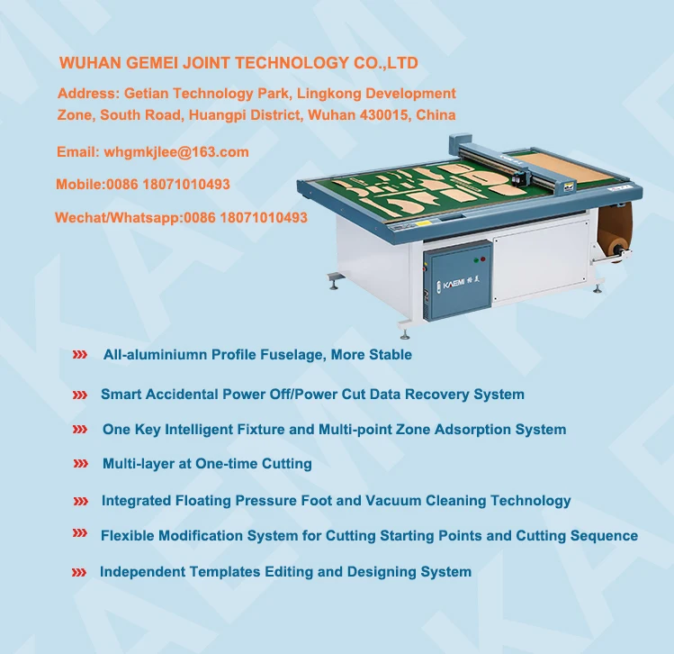 wholesale factory price digital garment inkjet plotter cutter flatbed cutter plotter for sale