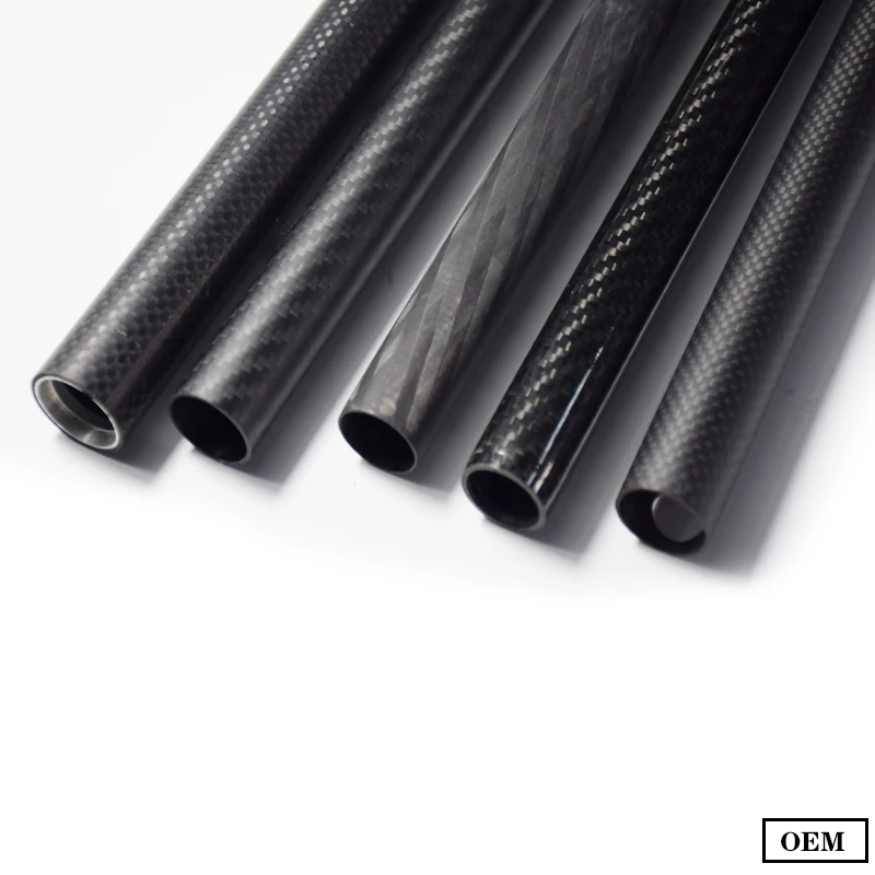 carbon fiber tubing 14mm 90mm 100mm 150mm 1500mm 1m 2m manufacture high pressure tube