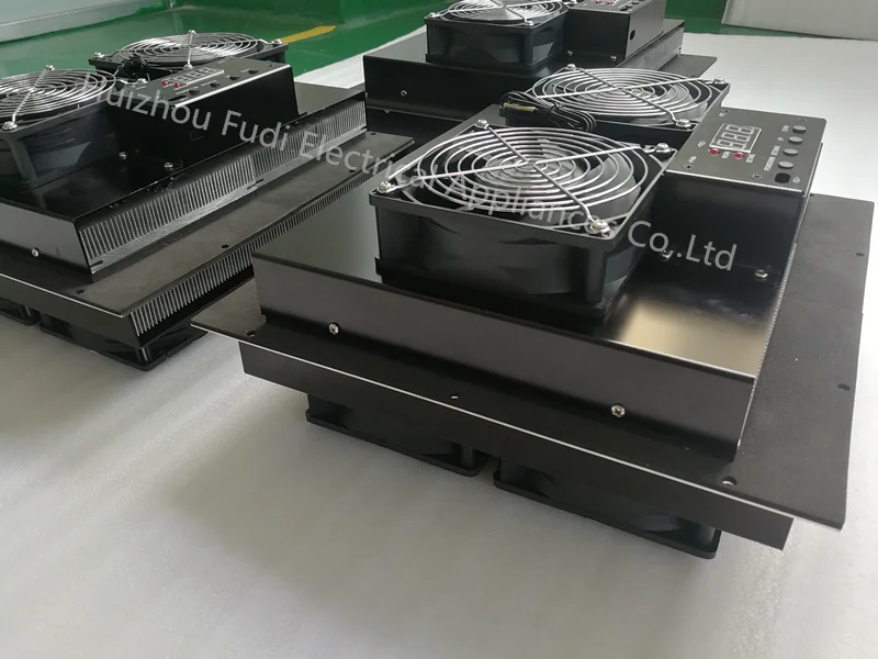 Space-to-space efficient and efficient cooling and heating thermoelectric components