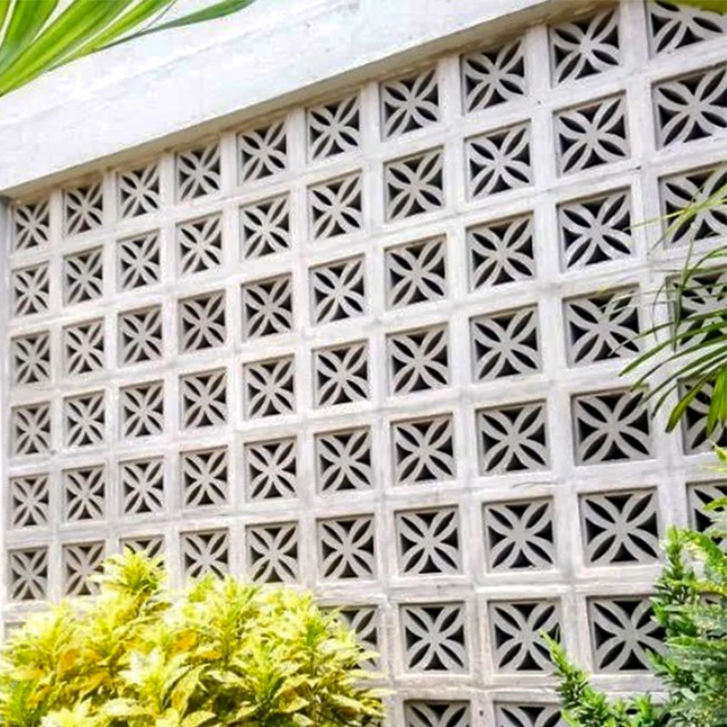 Premium Quality Concrete Cement Breeze Block Wall Great Material Cement Tile Design Concrete Brick