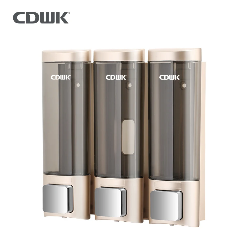 CDWK hotel shower dispenser shampoo dispenser wall mount hand soap dispenser