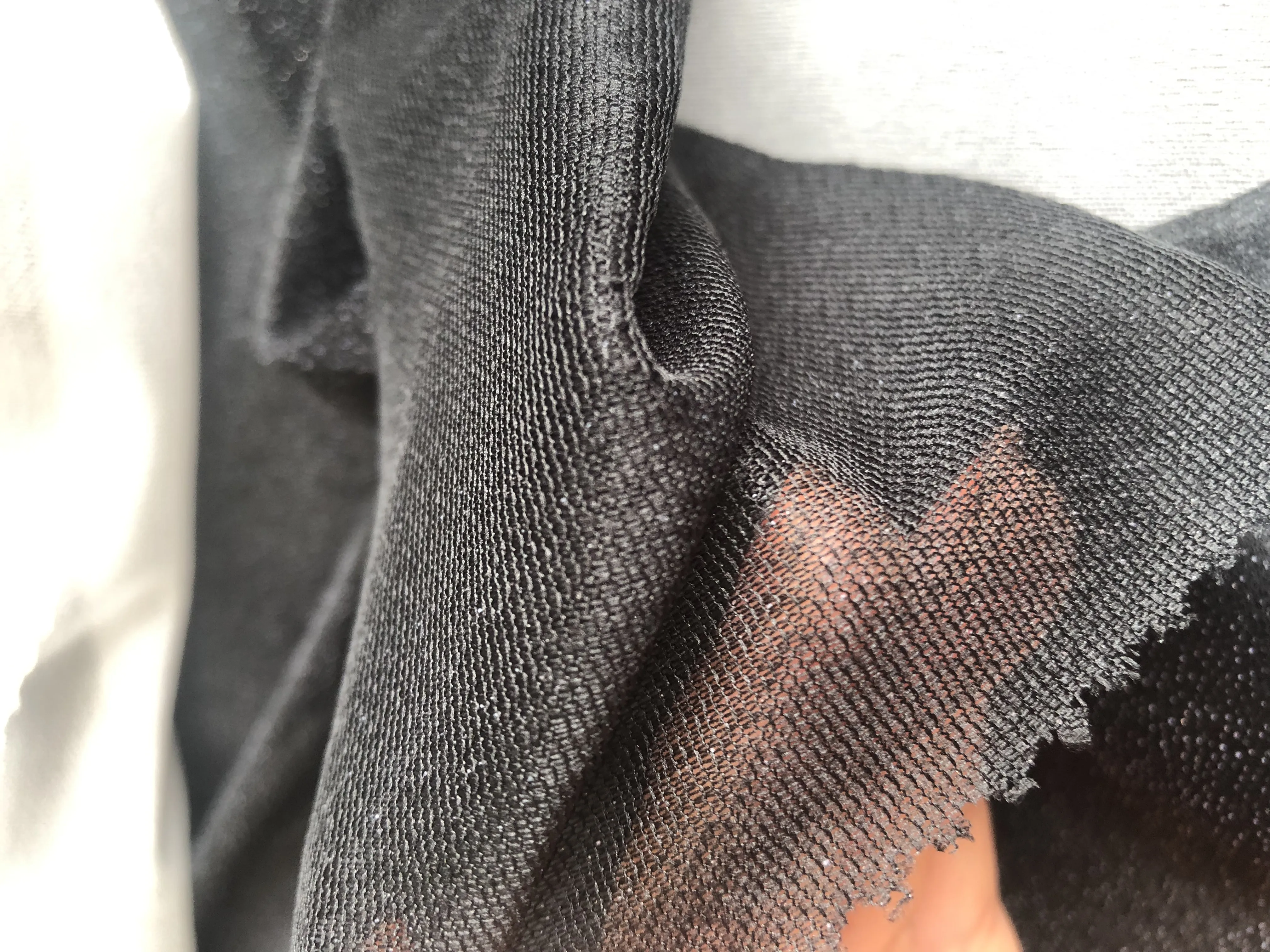 
30D 50D knitted fusible interlining Stable quality tricot fusible knitting interlining for shirt 