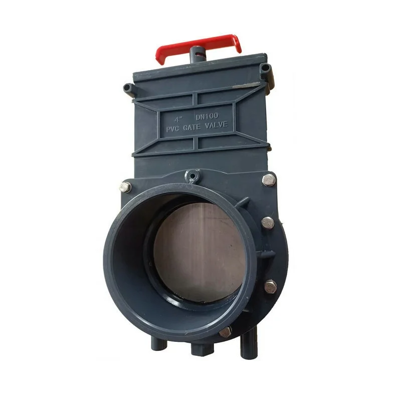 UPVC Backwash anti blocking gate valve Knife gate valve for farm breeding ~Pig Farm~Cattle Farm