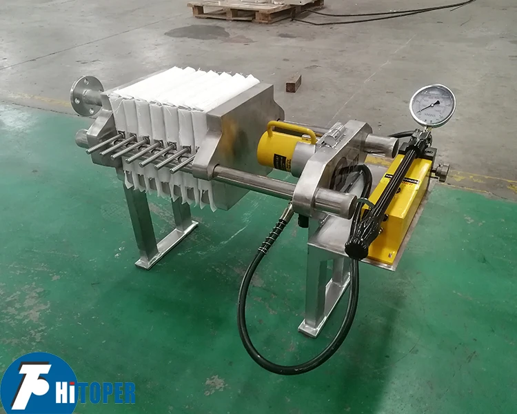 Mini Filter Press Use For various Liquid Filtration
