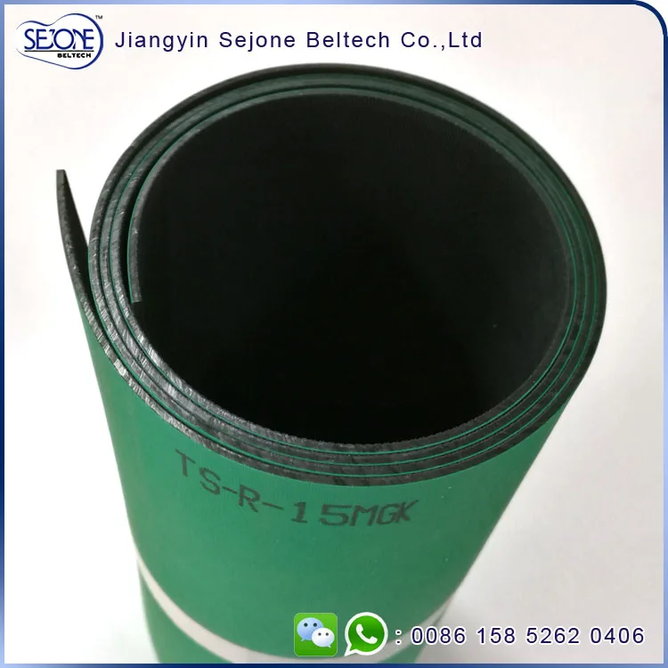 
1.5mm green/black elastic belts rubber belts 
