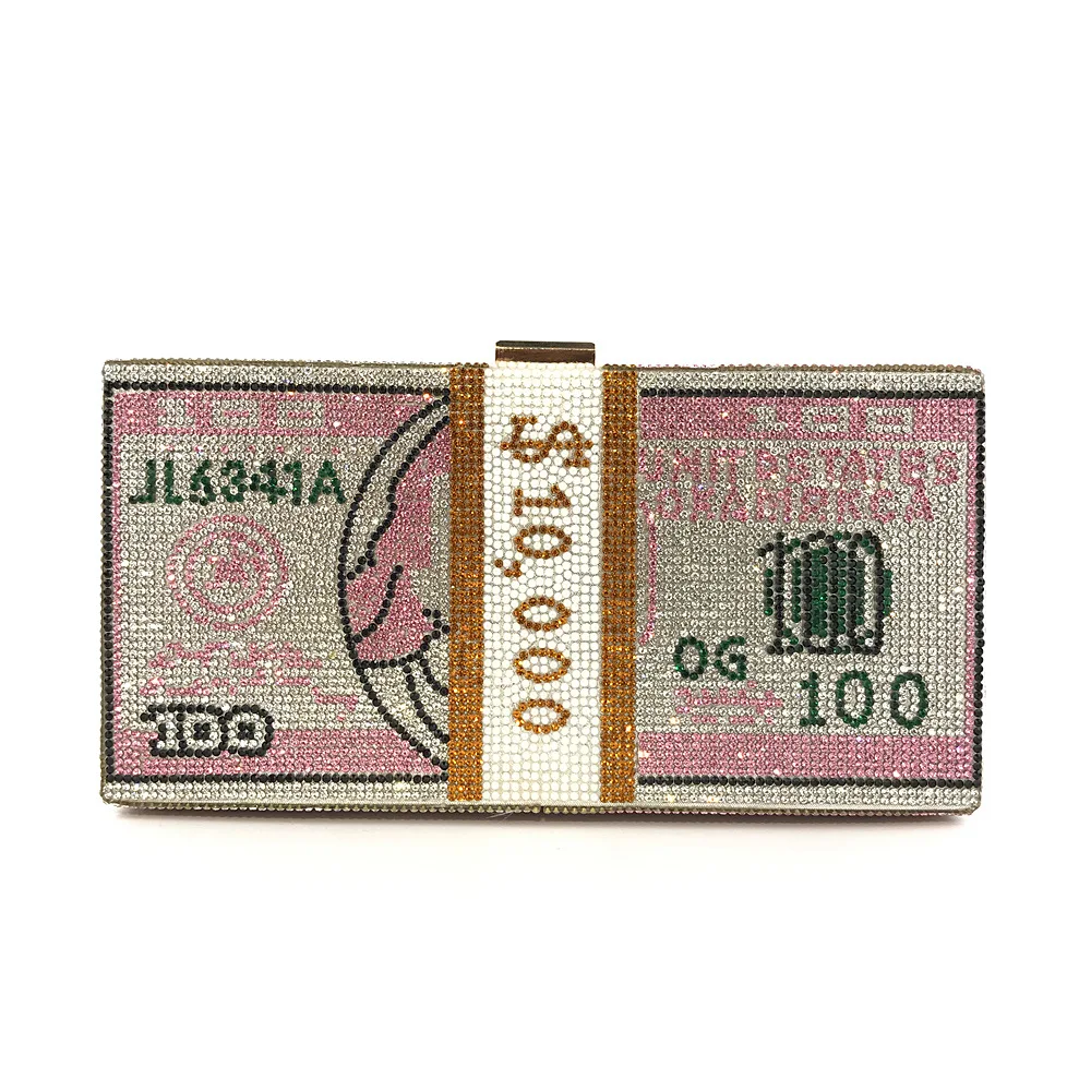  Кошелек-клатч для денег новинка 2020 Модный женский кошелек со стразами с блестящими кристаллами