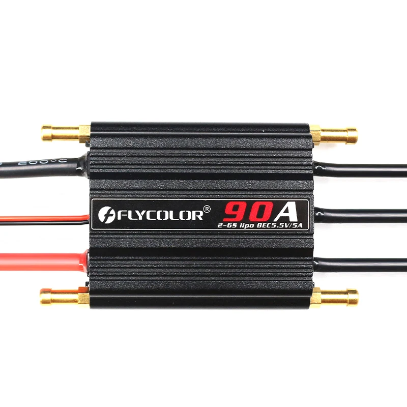 Водонепроницаемый Бесщеточный Регулятор Скорости Flycolor 150a Esc 2-6s Lipo с Bec 5 В/5a система водяного охлаждения для радиоуправляемой