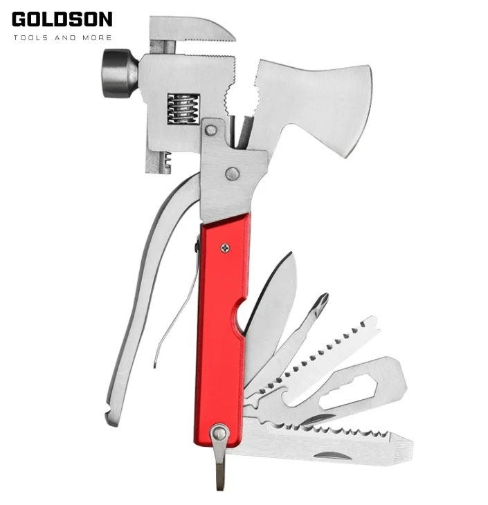 camping aluminium multi tool hammer