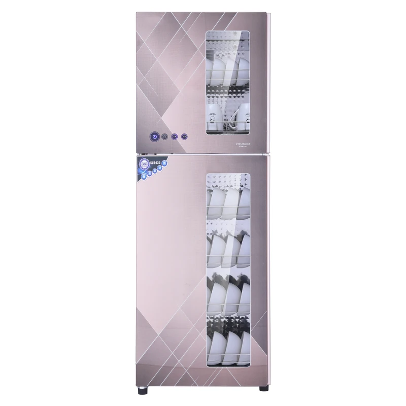Kitchen Cabinets Disinfection Cabinet Wine Sterilizer Warmer  Uv Stainless Steel Sterilizing Cabinet