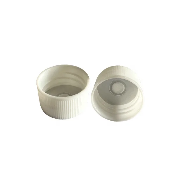 28mm 28/410 28/400  white color heat induction seal vented cap for hdpe bottle solving bottle expand or shrink problem