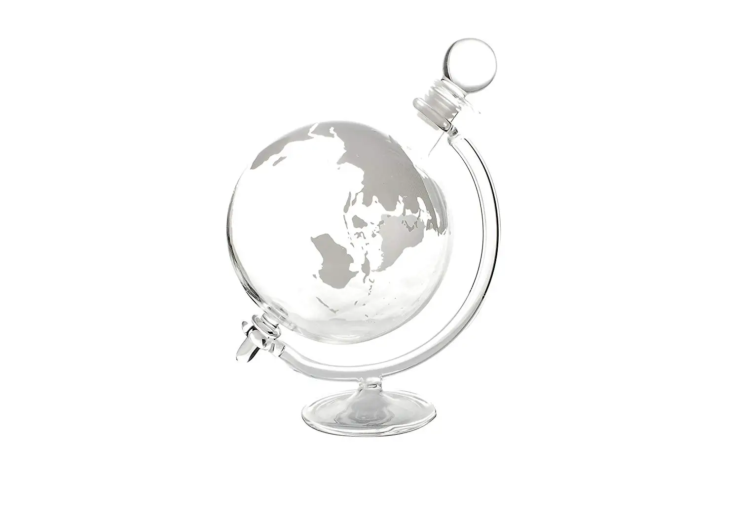 Hot Selling 750ml Globe Glass Wine Whiskey Liquor Decanter with Glass Base