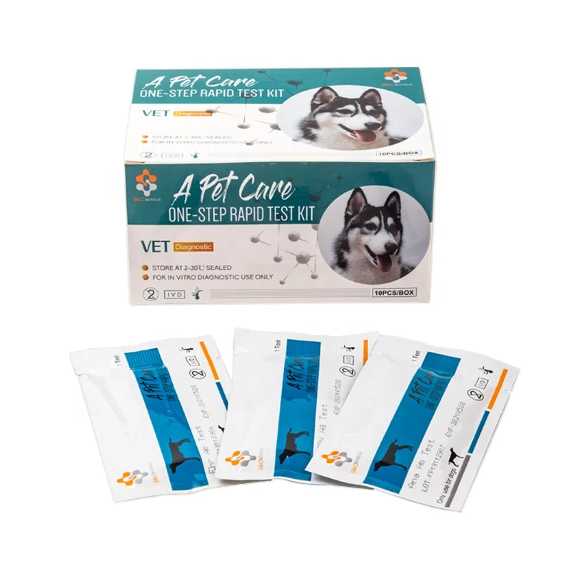 dog quick check 3 in 1  CDV/CAV/CIV test kit distemper A pet care vets hospital
