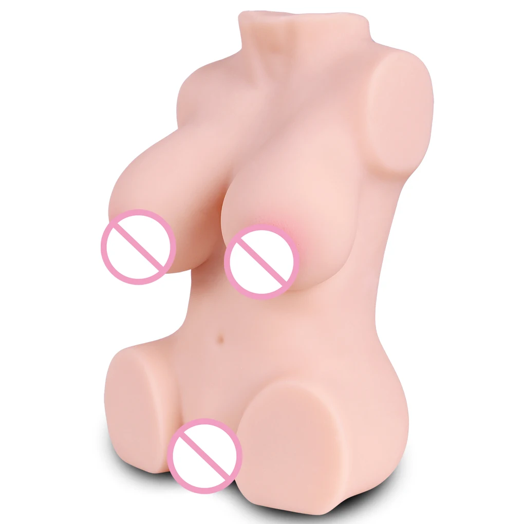 R 3D Women Lifelike Sex Doll Otaku Masturbation Device Sexy Ass Real Vagina Pocket Pussy Half Body Adult Sex Toy Inverted Model