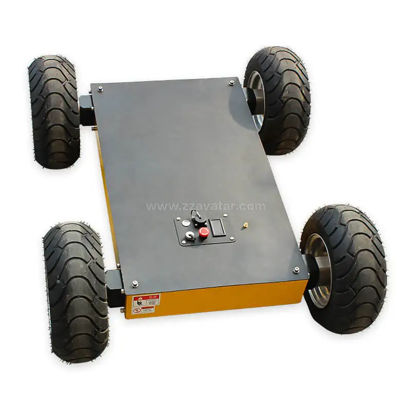 Customized Color Secondary Development AVT-W9 Wheeled Robot Chassis Outdoor Food Delivery with Advantage in Speed