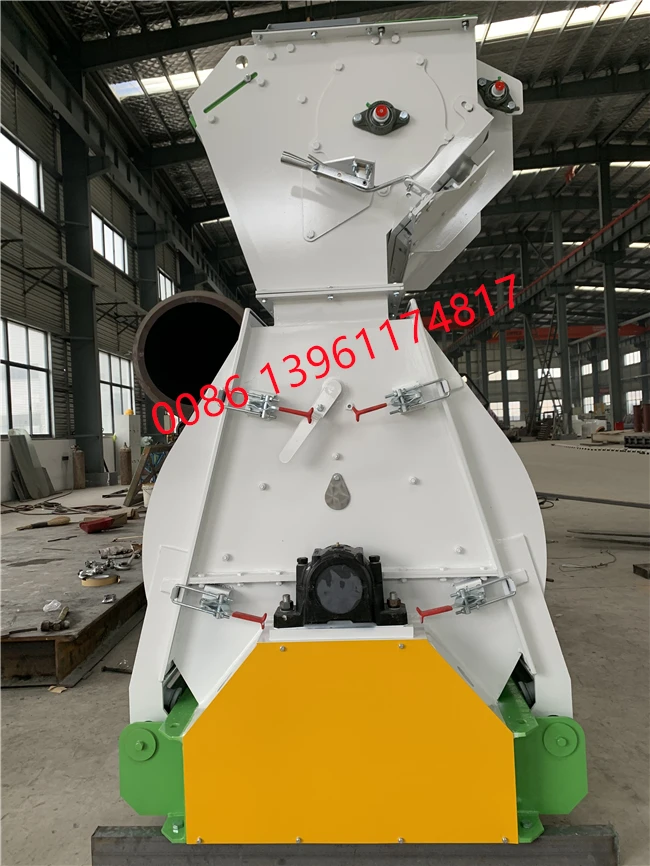 High Capacity Animal Feed Processing Hammer Mill Large Grains Grinding Machine