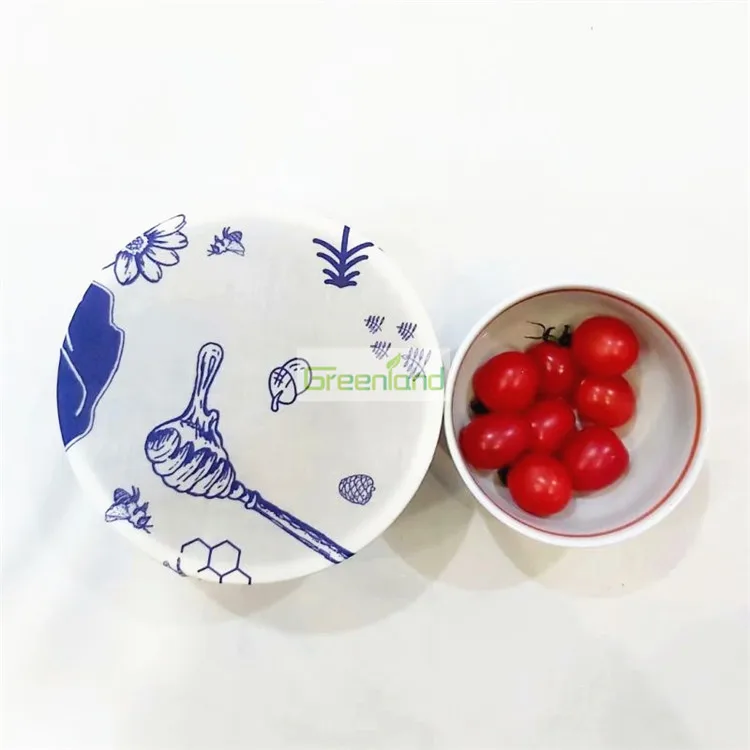 
Kitchen Amazon Hot Selling Organic Reusable Food Storage Beeswax Wrap 
