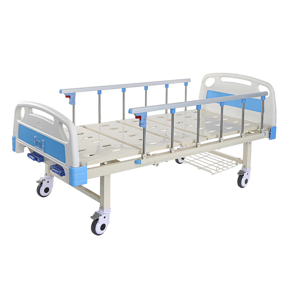 BC2004A 2 рукоятки abs Медицинская Кровать руководство Больничная кровать с колесами