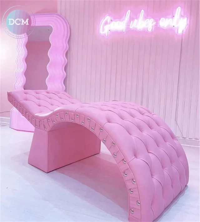 esthetician cosmetic beauty spa massage tables custom lash extension bed pink lash bed for salon