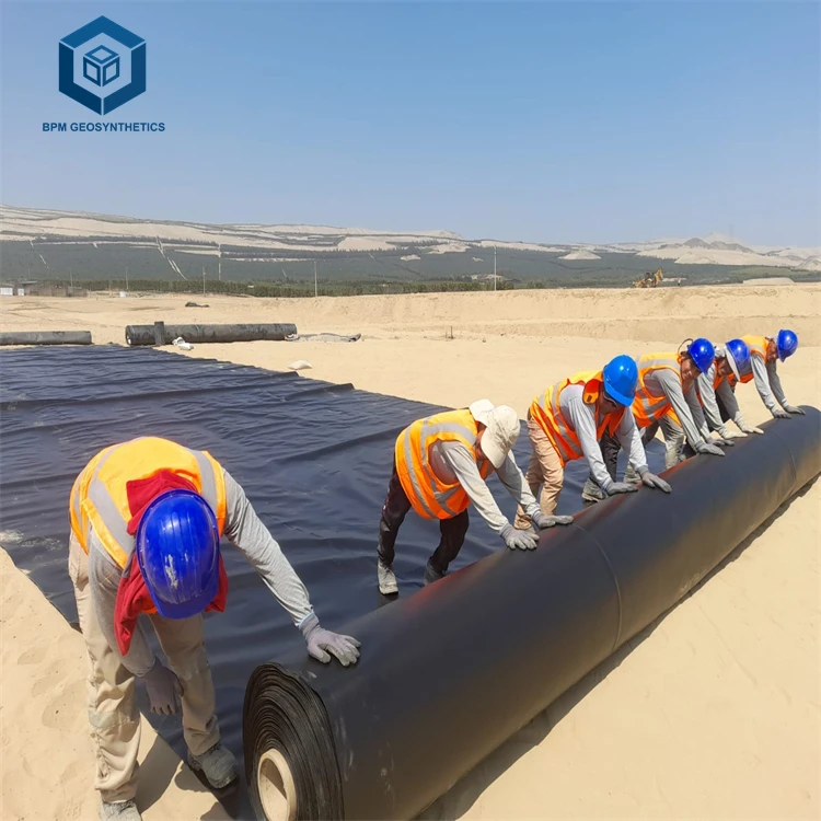HDPE Landfill Liner Geomembrana HDPE 2mm for Landfill Project in Mexico