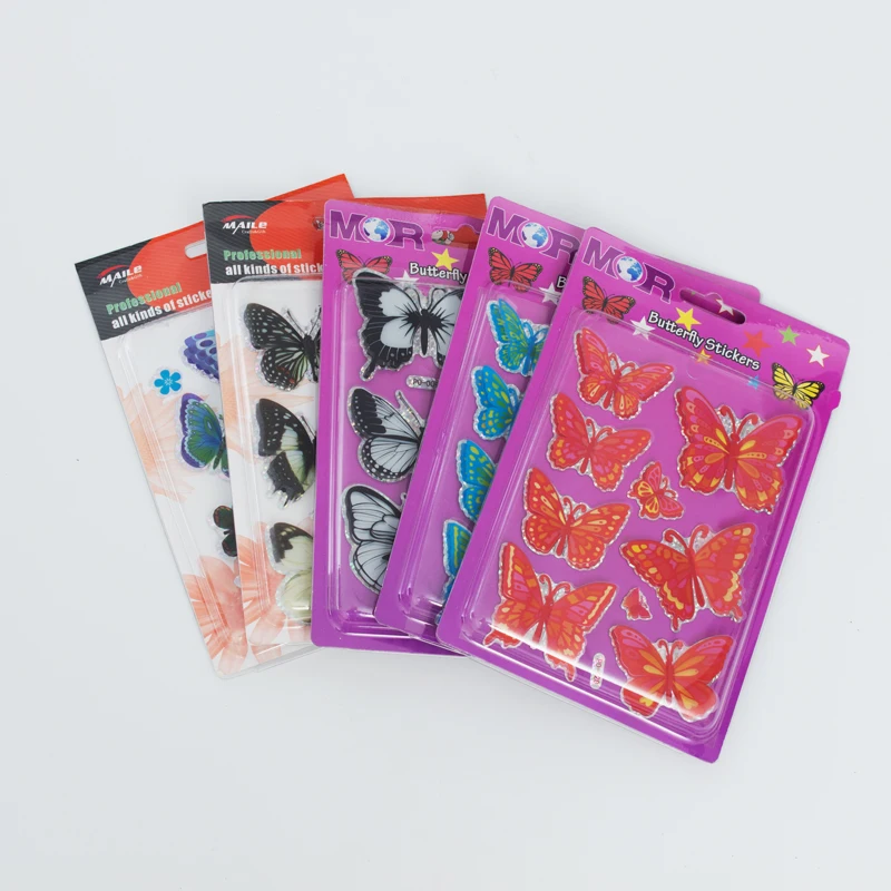 
3D butterfly sticker, 3D dragonfly sticker for room decoration 