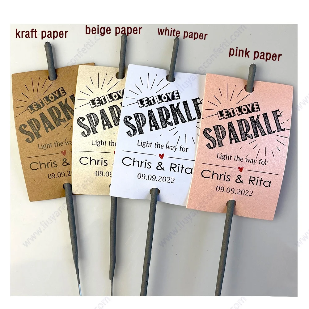 100 шт. персонализированные блестящие крафтовые держатели с надписью Let Love на заказ выходные рукава отправляемые печатью шаблоны свадебные