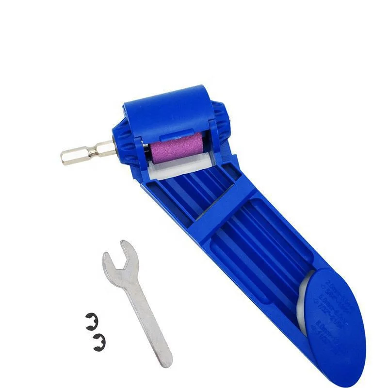 Hot Sale Portable Drill Bit Sharpener Corundum Grinding Wheel Bit Tool For Grinder Polishing Twist Drill Bit Sharpening Machine