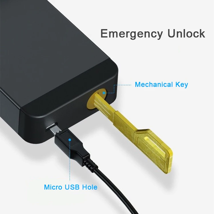 Water-repellent High Quality Passcode Keypad Intelligent Biometric Finger Print IC Card Smart Door Lock