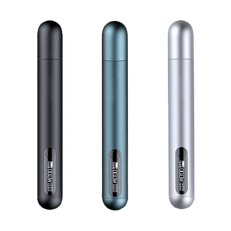 Aluminum alloy Tech style cylindrical 650mAh 1-30W 1.0ohm electronic atomizer Refillable Vape with display Vape
