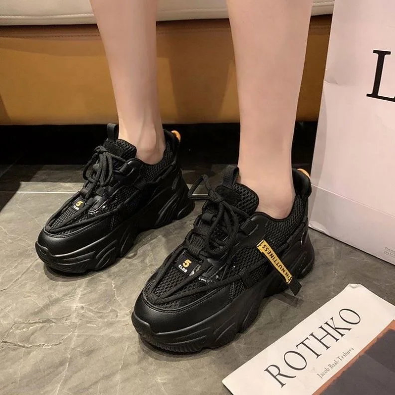  2021 New Fashion Women Sneakers Autumn Vulcanized Shoes Casual Sport lightweight Breathable Flat Tennis