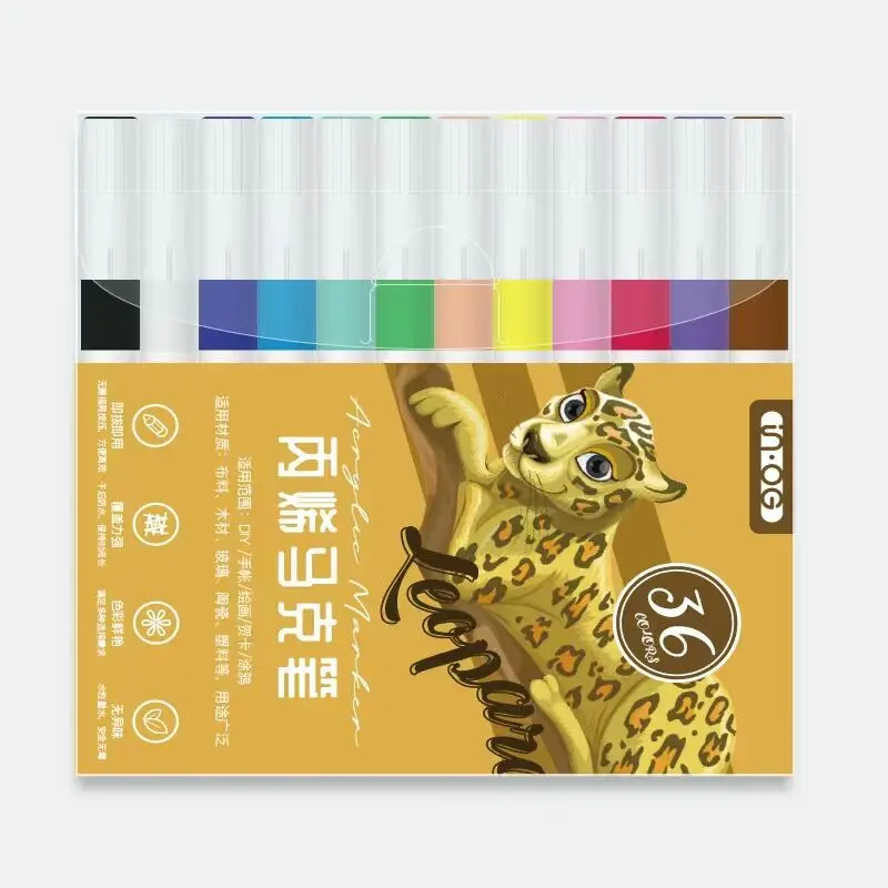 wholesale graffiti painting 12/24/36/colors acrylic paint marker  pen