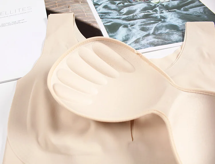 Wholesale high quality laser cut one piece seamless bra natural sleep wireless bra invisibles underwear ice silk bra