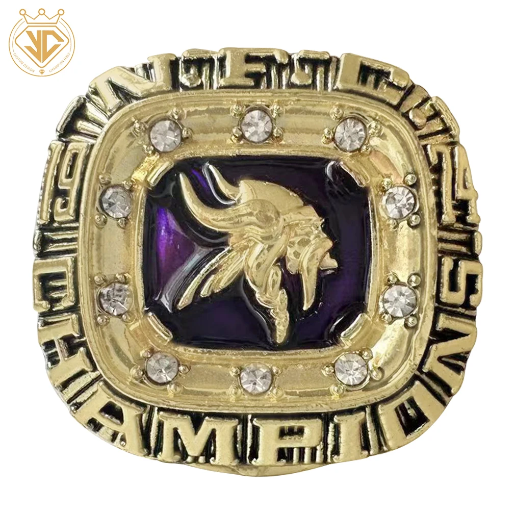 Custom Youth Fantasy Football Baseball Championship Rings 2023 Fantasy Football Rugby Hockey Championship Ring Butterfly Alloy