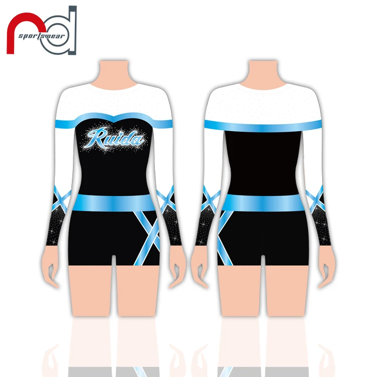 Custom Pretty Girl Cheer Dancing Wear With Skirt And Shorts  Stretchable Competition Cheerleading Uniforms