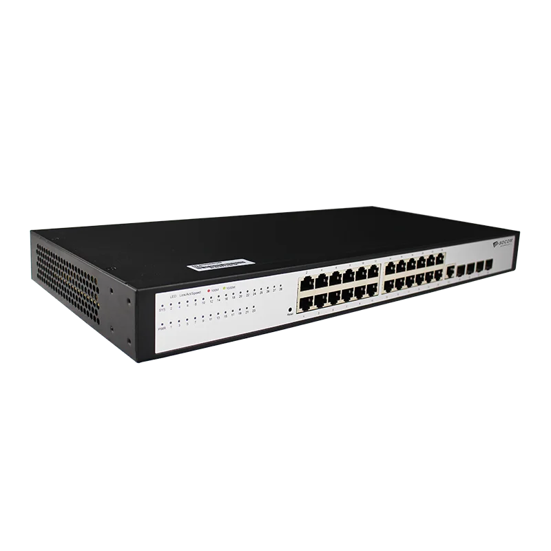  BDCOM S2528-C L2 +(Lite L3) 24-портовый гигабитный управляемый коммутатор эфирной сети 4-порт Gigabit Uplink