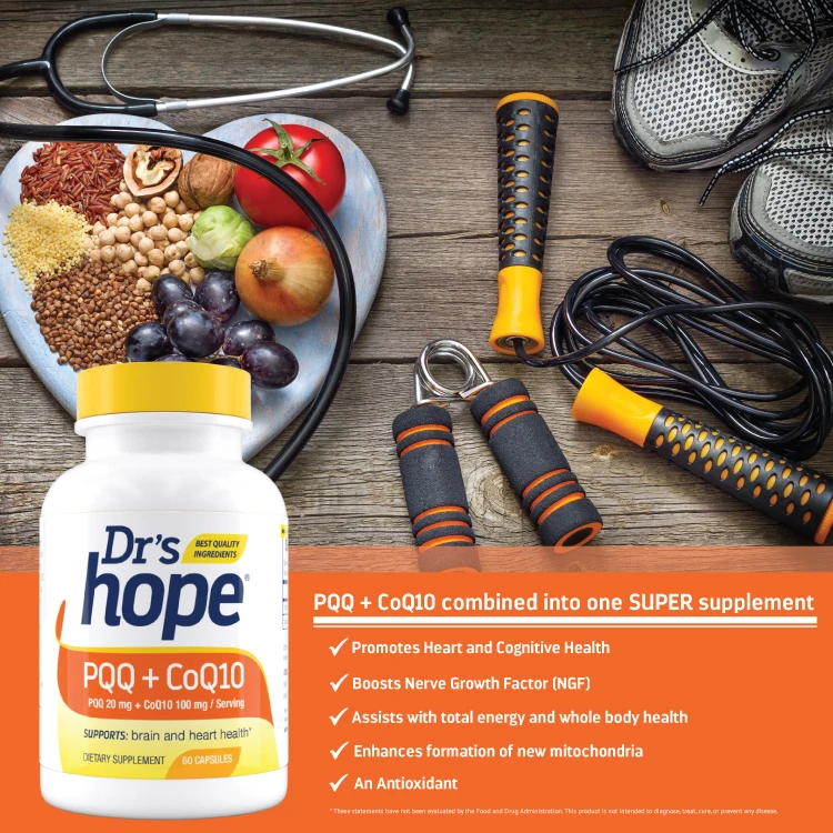 
Pyrroloquinoline quinone and Coenzyme Q10 product dietary wholesale nutritional supplement 